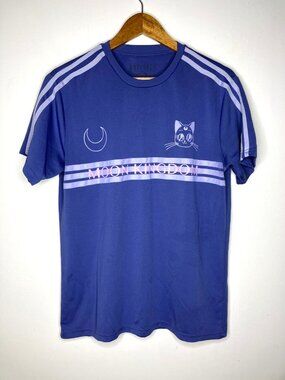 Jersey Shirt Graphic Sailor Moon Usagi Tsukino Moon Kingdom Mens Medium READ